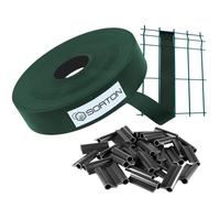 Kit Lamelle Occultante PVC Rouleau Occultant Brise Vue Cache Cloture En Panneau Grillage Rigide Pour Jardin 46MM x 70M CLIPS