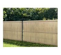 CASANOOV Kit Occultation en Lattes PVC Beige CINTO - 400 x 173 cm de 68 lames Rouleau Brise-Vue pour Grillage 55 min Rigide - Protection Intimité Jardin, Terrasse & Extérieur - Installation Facile