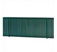 Grillages pour jardin GENERIQUE Kit lamelles occultantes rigides pvc, H.190 X L.250 cm vert, DIRICKX