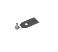 Ratioparts 45 Couteau pour Robot Husqvarna Automower 1 Trou avec vis et Lame de Robot Gris
