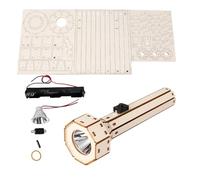 Kit Lampe Torche en Bois à Monter Soi-même Construction Circuit Éducatif Et | Kit Scientifique pour Pour Garçons Filles Et Ados En Classe À L'École Ou À La Maison Projet D'Exploration