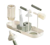 Kit Lavage Bouteille Nettoyeur Portable En Silicone Avec Distributeur De | Set de Brosse Nettoyante pour Bouteille Pour Maison Extérieur Pique-Nique Sortie Quotidienne Camping Long Vert