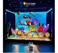 Kit LED - Installation facile pour LEGO Aquarium Tropical 10366 - Télécommande incluse