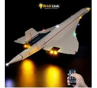 Kit LED - Installation facile pour LEGO® Concorde 10318 - Télécommande incluse