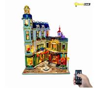 Kit LED - Installation facile pour LEGO La rue commerçante 11371 - Télécommande incluse