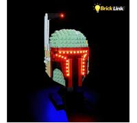 Kit LED - Installation facile pour LEGO Le casque de Boba Fett StarWars 75277 - Éclairage premium