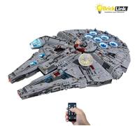 Kit LED - Installation facile pour LEGO Millennium Falcon Star Wars™ 75192 - Télécommande incluse