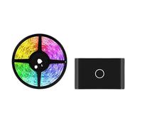 Kit LED Intelligent pour TV avec Contrôle Vocal WiFi et 2 Modules Latéraux, Noir
