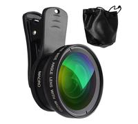 Kit Lentille De Téléphone,Lentilles De Téléphone - Super Macro Grand Angle Caméra De Téléphone 0,45X 15x,accessoires De Téléphone Portable Professionnels Pour Les Smartpho