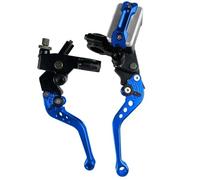 Kit Levier D'embrayage Levier Frein Moto Réservoir D'embrayage De Câble Levier Maître-cylindre Frein Moto Universel 7/8 "22mm Pour Scooter Sport Dirt Bike(Blue A)