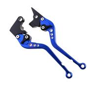 Kit Levier d'embrayage Levier Frein pour Apache pour RR310 pour Apache pour 310rr 2018 2019 2020 Moto Leviers d'embrayage De Frein Courts Et Longs Réglables(Long Blue)
