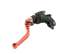 Kit Levier Embrayage Levier Frein Moto Câble D'embrayage Universel Pour Levier Gauche De Moto 22 Mm(Orange)