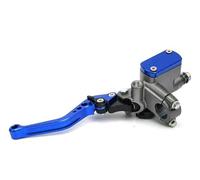 Kit Levier Embrayage Levier Frein Moto Kit D'embrayage De Frein Hydraulique Pour Moto 7/8 Pouces 125cc- 300cc Levier Maître-cylindre Pompe Tuyau D'huile(Blue-B)