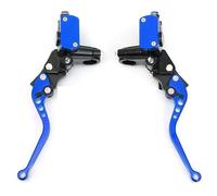 Kit Levier Embrayage Levier Frein Moto Kit D'embrayage Hydraulique Universel Pour Guidon Moto De 7/8 Pouces 22 Mm Kit Tuyau Huile Maître-cylindre De Frein(Blue Kit)