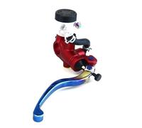 Kit Levier Embrayage Levier Frein Moto Leviers De Frein Et D'embrayage Hydrauliques Universels Pour Moto Guidon Maître-cylindre 7/8 Pouces(Burnt Titanium Right)