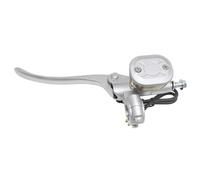 Kit Levier Embrayage Levier Frein Moto Poignées D'embrayage De Pompe De Frein Hydraulique 22mm 7/8 Leviers De Maître-cylindre De Moto Ensemble De Réservoir De Levier De Guidon(Silver Left)