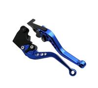 Kit Levier Embrayage Levier Frein Moto Pour 675 Pour Street Pour Triple R RX Pour Daytona 675 Pour Vitesse Pour Triple 2008 2009 2010 Leviers Embrayage Frein Longs Courts(Short blue)