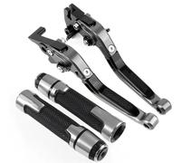 Kit Levier Embrayage Levier Frein Moto Pour CB300F Pour CB300 FA Pour CBR Pour CB 300 2014-2018 Moto CB 300F Levier D'embrayage De Frein + 22MM Poignées Guidon(Titanium)