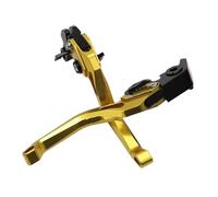 Kit Levier Embrayage Levier Frein Moto Pour RS660 Pour TUONO660 Pour RS Pour TUONO 660 2020 2021 2022 Embrayage Frein Avant Réglable Biellette Direction Levier Moto(Gold)