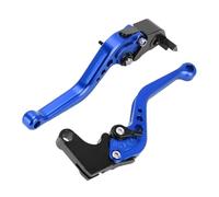 Kit Levier Embrayage Levier Frein Moto Pour YZFR6 Pour YZF R6 Pour YZF-R6 1999-2022 Leviers Embrayage De Frein Courts Accessoires De Moto Poignée Réglable(Blue,2005-2016)