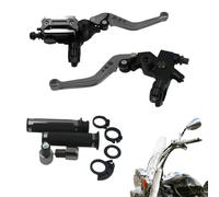 Kit Leviers Embrayage Et Frein Frein Droit Disque Hydraulique Levier | Levier d'embrayage pour ateliers de réparation et d'entretien de motos et scooters légers Couleur titane