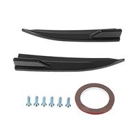 Kit Lèvre Spoiler Arrière 2 Pcs, Bumper Diffuser Splitter ABS, pour 3 Series G20 M Sport 2019-2022 - Protection Durable, Amélioration Aérodynamique, Installation Facile sans (Style Fibre de Carbone)