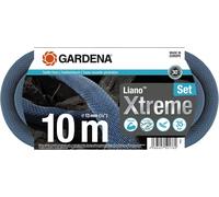 kit Liano Xtreme 1/2 pouce, 10 m: Tuyau d¿arrosage textile extrêmement robuste, pour robinets d¿eau intérieurs, avec intérieur en PVC, léger, résistant aux intempéries (18460-20)