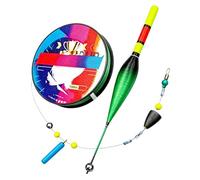 Kit ligne de pêche bobber - Rig flottant en nylon de 18 cm, lignes sensibles pour la détection de, configuration résistante à l'usure | Équipement d'ordinateur portable pour Lake River Kayak