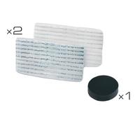Kit lingettes par 2 + filtre mousse ZR005804 pour Nettoyeur vapeur ROWENTA CLEAN & STEAM, CLEAN & STEAM REVOLUTION