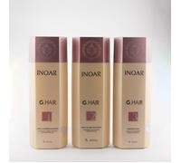 Kit lissage brésilien - INOAR - G Hair - 3 x 1000 ml - Tous types de cheveux - Soin hydratant