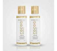 Kit Lissage Brésilien Kératine Cocoa Brasilis - Shampoing Clarifiant 1L + Lissage 1L | Lissage Durable, Anti-Frisottis, Nutrition Intense | Pour Cheveux Abîmés et Bouclés (2x100ml)