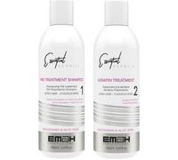 Kit Lissage Essential Keratin - EM2H - 2 x 150 ml - Cheveux Abîmés - Sans Formol
