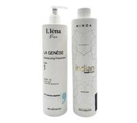 Kit lissage Indian Minoa & shampooing L'Iéna 2 x 500 ml
