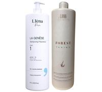 Kit lissage organique Forest Tanino Lana + shampooing L'Iéna 2 x 1 L