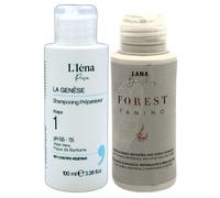 Kit lissage tanin Forest Tanino Lana + shampooing L'Iéna 2 x 100 ml