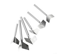 Kit Lisseur Joints Acier 6 pour Silicone et Enduit - Outil de Lissage des Joints d'Angle Intérieur et Extérieur - Spatule Plaquiste Professionnelle 15.1cm(F)