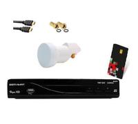 KIT LNB Single + récepteur satellite SERVIMAT VEGA TNTSAT