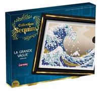 Lansay Kit loisir créatif – La Grande Vague (Hokusai) – Collection Sequins – Dès 14 ans