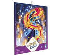 Kit Loisir Créatif - JANOD - Magic School - 3 Tableaux - Métallisé - Dès 7 ans
