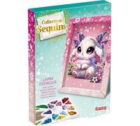 Kit loisir créatif - LANSAY - Collection sequins féérique - Lapin - Dès 6 ans