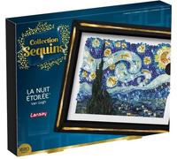 Kit loisir créatif - LANSAY - Collection Sequins - La nuit étoilée - Van Gogh - Des 14 ans
