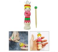 Kit Loisir Créatif pour bois 3cm Développe Motricité Kit Loisir | pour bois , taille 11.5cm, idéal mains enfant, développe motricité fine, peinture non toxique