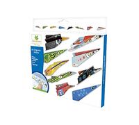 Kit Loisirs Créatifs Enfants - 18 avions en papier - Origami - Dès 7 ans - Sycomore - CRE44010