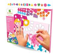 Kit Loisirs Créatifs Enfants - Gommettes autocollantes - Tableau à compléter - Thèmes colorés - Dès 3 ans - Sycomore - CRE44030
