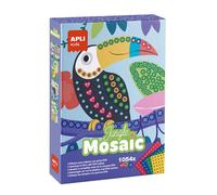 Kit Loisirs Créatifs - Mosaïque Jungle - Dessin À Compléter Avec De La Mousse Eva - Enfant - Apli Kids