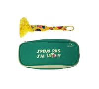 Kit Loto complet 3 en 1 : 100 pions magnetiques + Baton Ramasse Jetons jaune + Trousse rangement verte - Set