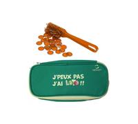 Kit Loto complet 3 en 1 : 100 pions magnetiques + Baton Ramasse Jetons + Trousse rangement - Set Accessoires Jeu Bingo et carte