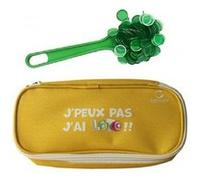 Kit Loto Magnetique 3 En 1 - Baton Ramasse Jetons + 100 Pions Transparents + Trousse Jaune - Bingo, Quine - Set Accessoires Jeu Et Carte