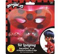 Kit loup, yoyo et boucles d'oreilles Miraculous Ladybug G