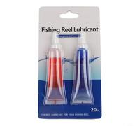 Kit lubrifiant pour moulinets de pêche avec graisse haute performance et huile légère pour protection contre les intempéries (lubrifiant + graisse)